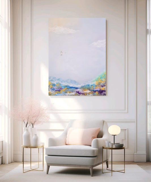 Still Egret - 58x78cm | Original