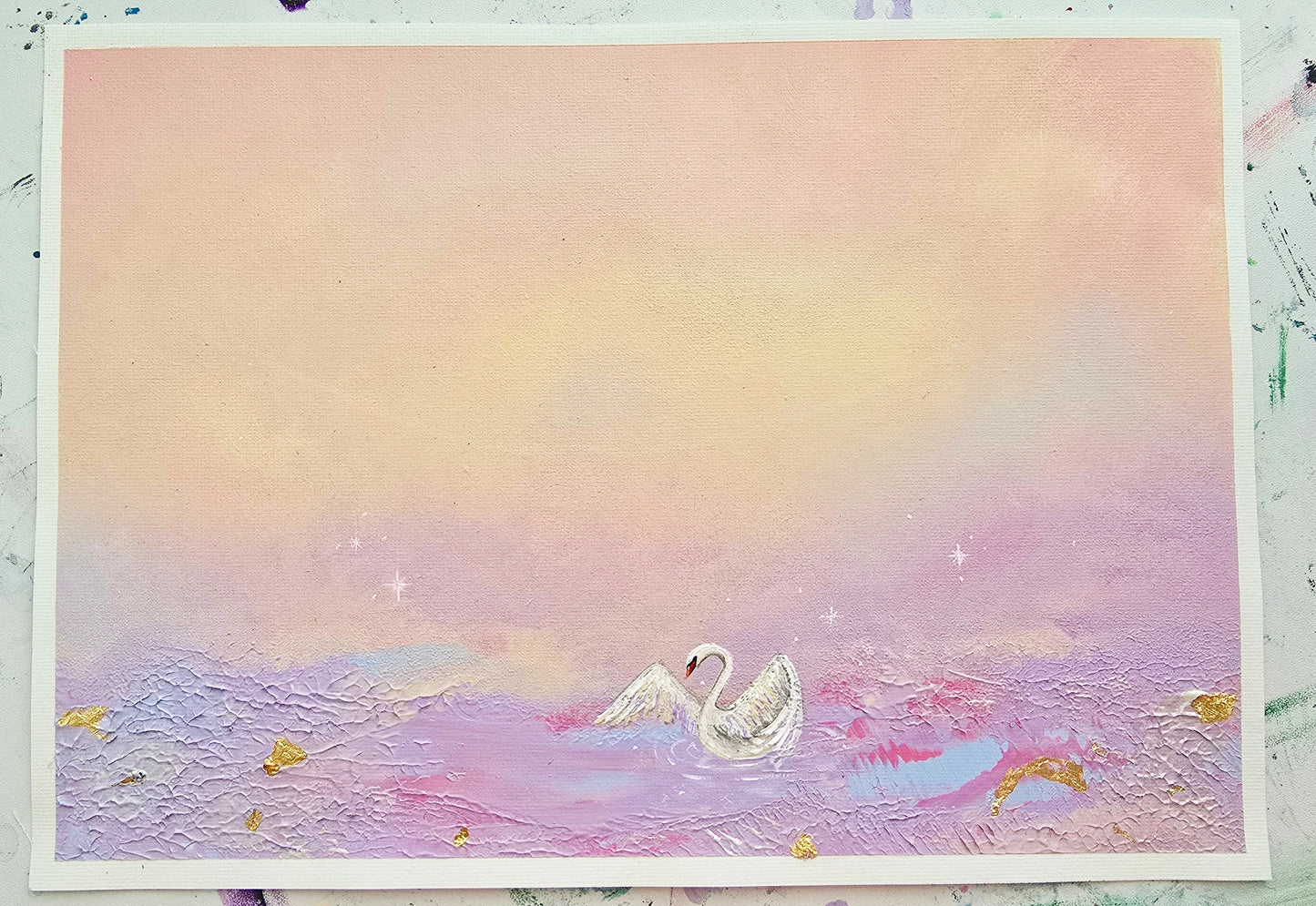 The swan's waltz - A4 | Unframed