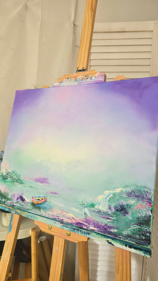 Veil of quartz - 40x50cm | Original