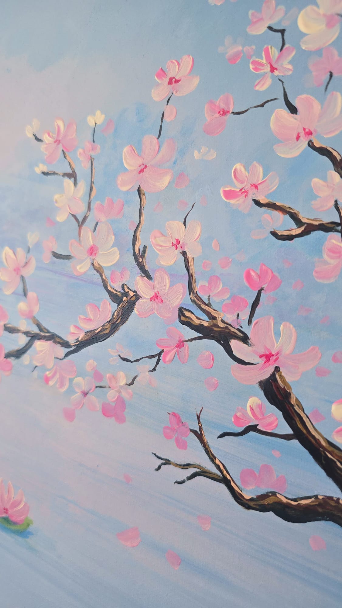 The secret Fence - 50x60cm Oval | 20"x24" | Original