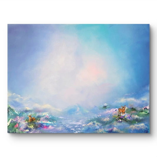 Oh deer!  - 58x78cm | Original