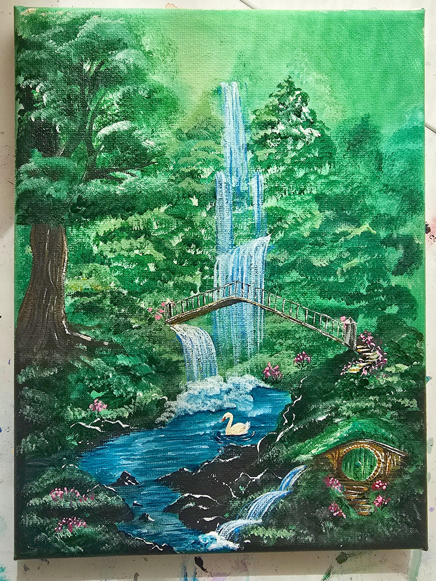 Elarien  Falls - 18x24cm | Original
