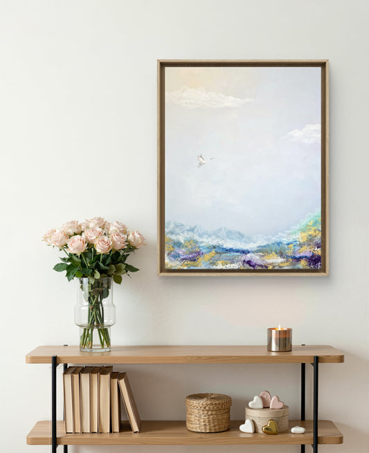 Still Egret - 58x78cm | Original