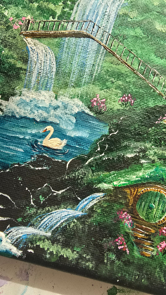 Elarien  Falls - 18x24cm | Original