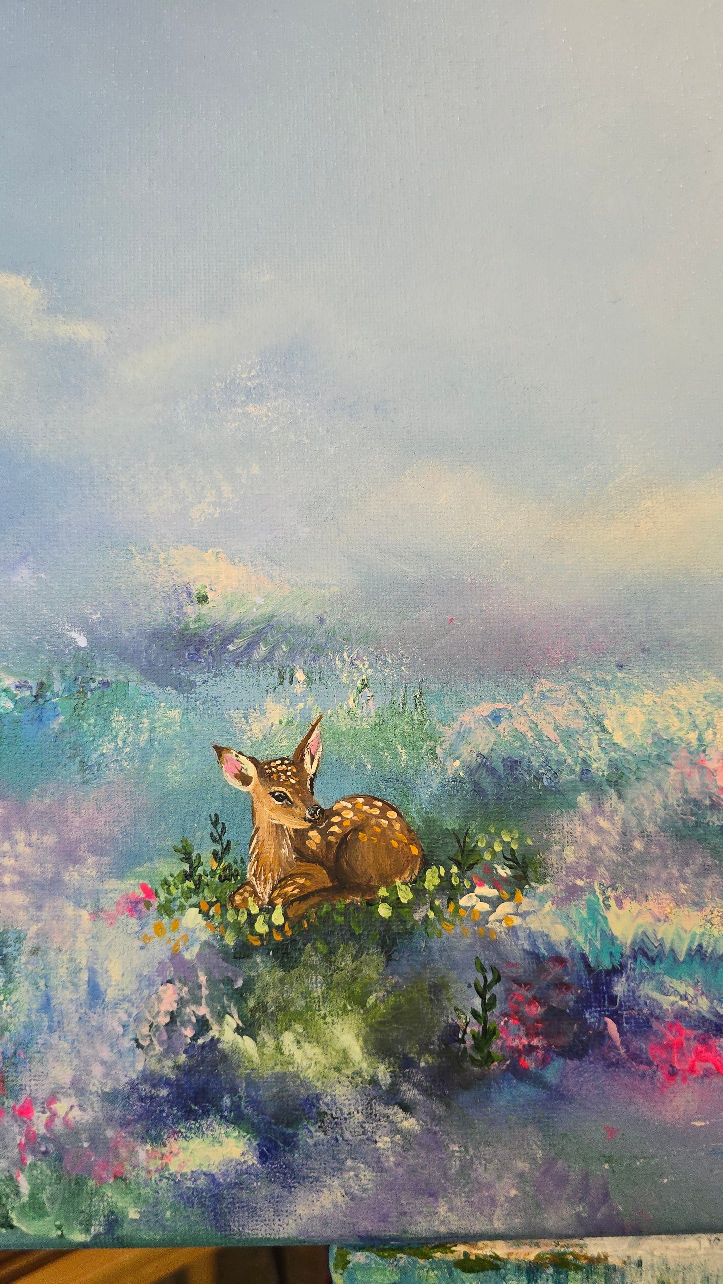 Oh deer!  - 58x78cm | Original